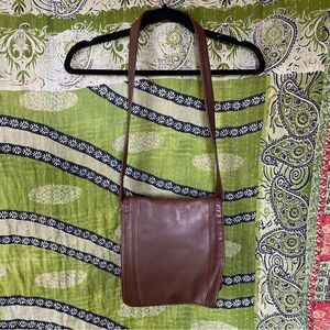 Vintage 80's Coach Chocolate Brown Leather Lexington Flap Shoulder Bag F8E-4183